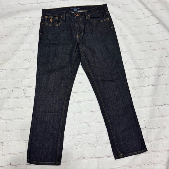 RALPH LAUREN SPORT women’s dark wash blue denim ankle cropped pants size 29 EUC - Picture 12 of 12